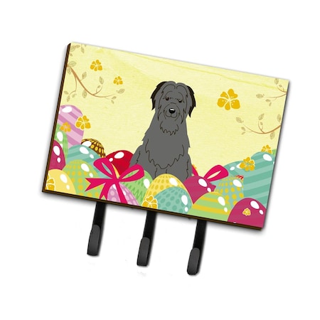 Carolines Treasures Easter Eggs Briard Black Leash or Key Holder BB6081TH68